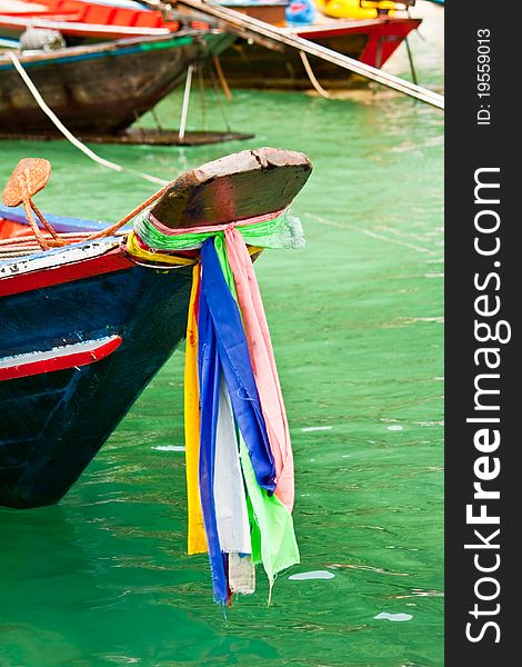 A local boat  in Thailand. A local boat  in Thailand