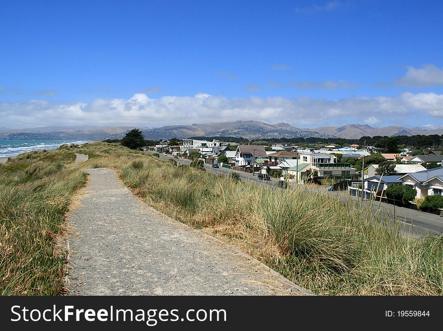 New Brighton, Christchurch, New Zealand. New Brighton, Christchurch, New Zealand