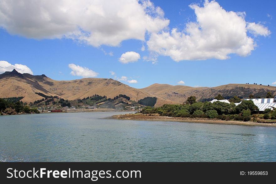 Heathcote River near Ferrymead. Christchurch, New Zealand