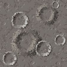 Moon Surface Seamless Royalty Free Stock Image