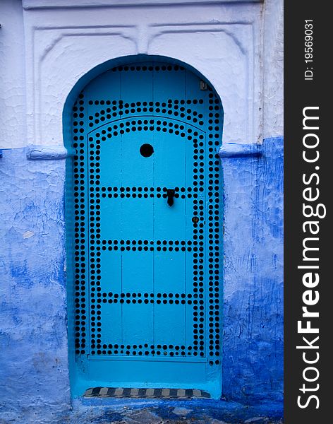 Chefchaouen blue city in Morocco. Chefchaouen blue city in Morocco