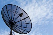 Satellite Dish And Blue Sky Stock Photos Satellite Dish And Blue Sky Stock Photos