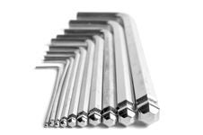 Ascending Hex Key Set Stock Photography Ascending Hex Key Set Stock Photography