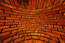 Old Orange Brick Wall Texture Blast Out Royalty Free Stock Photography Old Orange Brick Wall Texture Blast Out Royalty Free Stock Photography
