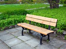 Bench In Park Royalty Free Stock Photography Bench In Park Royalty Free Stock Photography