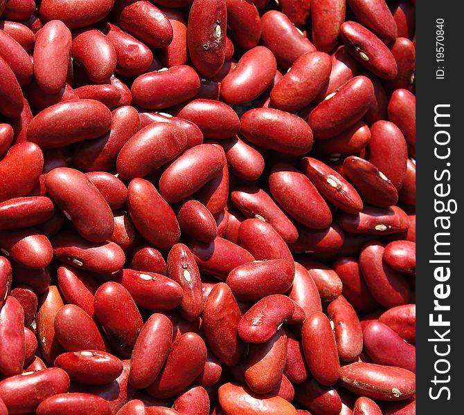 Red kidney bean for background