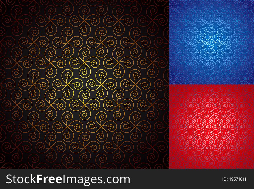 Beautiful seamless pattern suitable for wallpaper