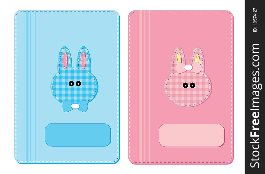 Cards for baby,  illustration, boy or girl