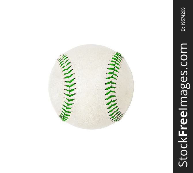 Baseball Ball White