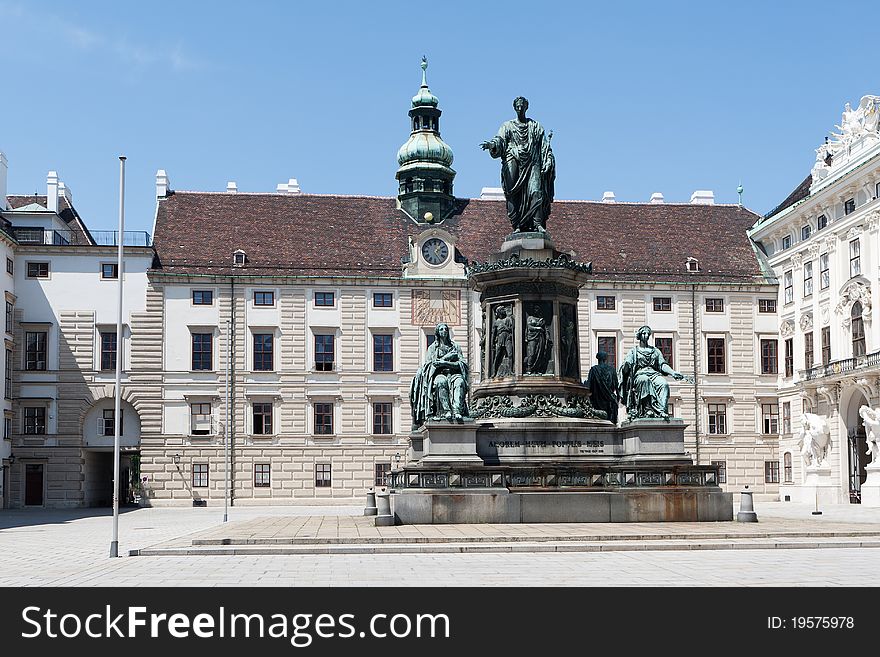 Hofburg Palace, castle court of the historic building of Vienna