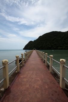 The Long Bridge Stock Photo