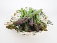 Asparagus On A Plate Stock Photos Asparagus On A Plate Stock Photos