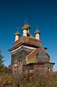 Russian Wooden Church Stock Photography Russian Wooden Church Stock Photography