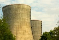 Nuclear Power Plant Royalty Free Stock Images