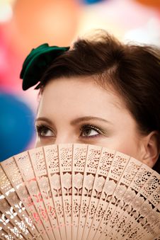The Fan Royalty Free Stock Photography The Fan Royalty Free Stock Photography