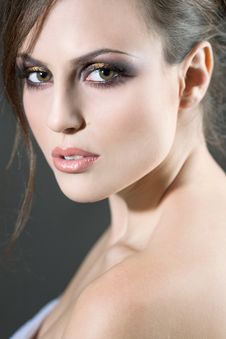 Face Of A Sexy Girl Stock Image Face Of A Sexy Girl Stock Image