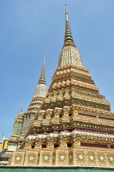 Ancient Pagoda Or Chedi At Wat Pho Stock Photos Ancient Pagoda Or Chedi At Wat Pho Stock Photos