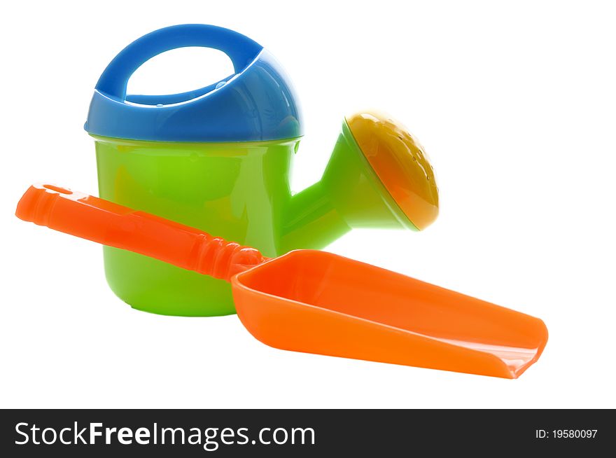 Toys nurseries colourful on the white isolated background. Toys nurseries colourful on the white isolated background