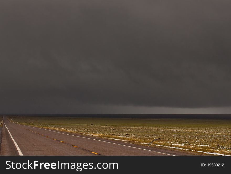 A nice landscape with plenty of copy space in the grey clouds. A nice landscape with plenty of copy space in the grey clouds.