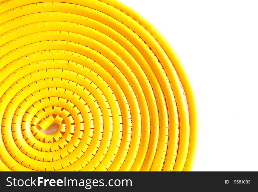 Swirl Yellow Cable Marker