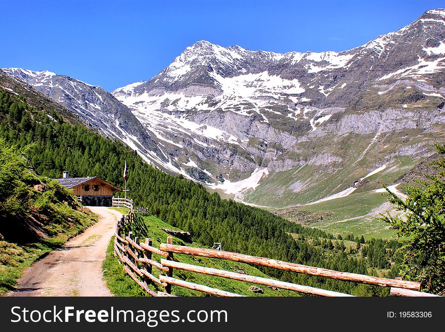 Mountain Scenery In The Oetztal Alps