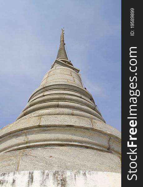Pagoda in Wat Phra Kaeo at Phra Nakhon Khiri Historical Park, Petchaburi, Thailand