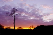 Beautiful Evening Sunset Stock Photography Beautiful Evening Sunset Stock Photography