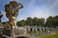 Park - Royal Palace - Caserta Royalty Free Stock Images Park - Royal Palace - Caserta Royalty Free Stock Images