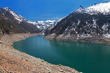 Man-made Lake Royalty Free Stock Photography Man-made Lake Royalty Free Stock Photography