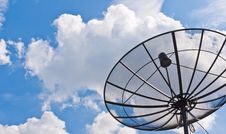 Satellite Dish Black Stock Photos Satellite Dish Black Stock Photos