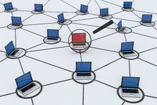 Search Computer Stock Image