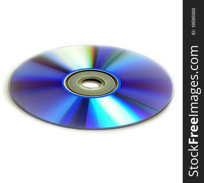 Cd on a white background