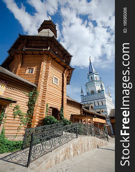 Russian wooden church