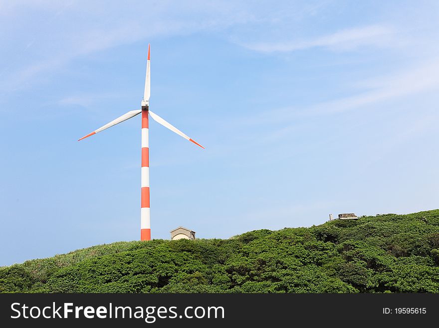 Wind power at green hill