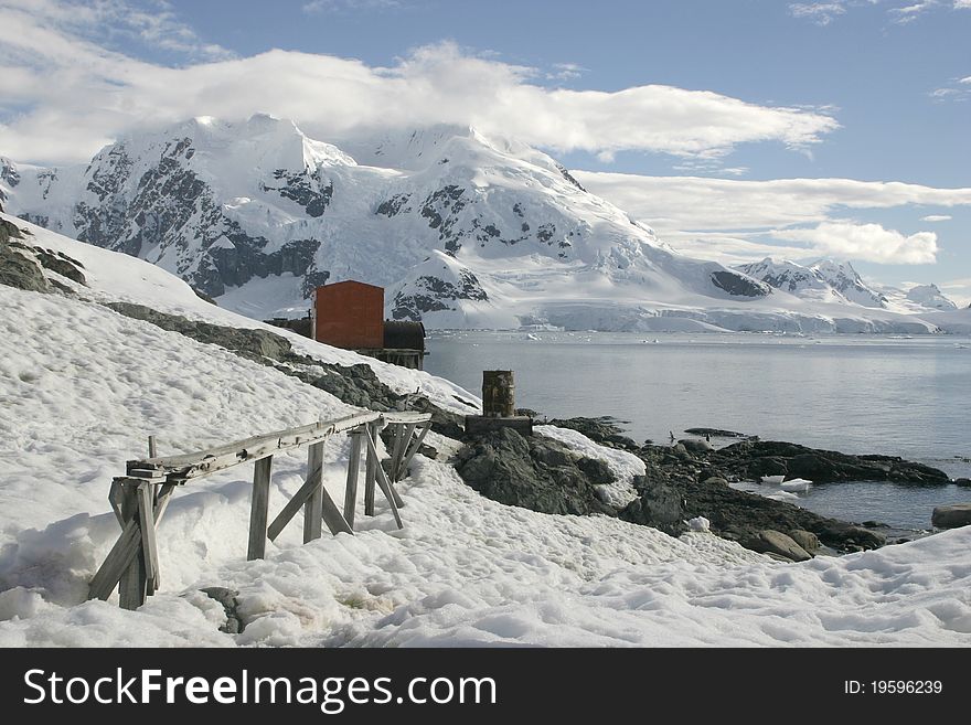 Scenery in Antarctica, the frozen continent. Scenery in Antarctica, the frozen continent
