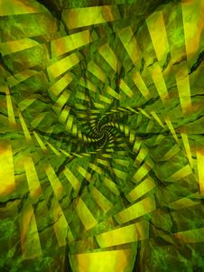 Spiral Swirl Texture In Green And Yellow Stock Images Spiral Swirl Texture In Green And Yellow Stock Images