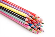Bundle Of Color Pencils Stock Photo Bundle Of Color Pencils Stock Photo