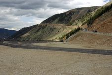 WInding Road In Mountains Royalty Free Stock Image WInding Road In Mountains Royalty Free Stock Image