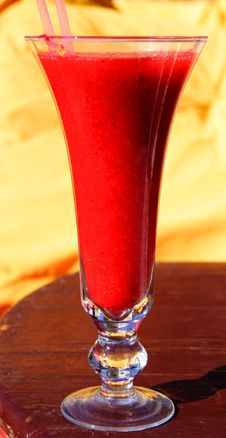 Strawberry Smoothie Royalty Free Stock Photography Strawberry Smoothie Royalty Free Stock Photography