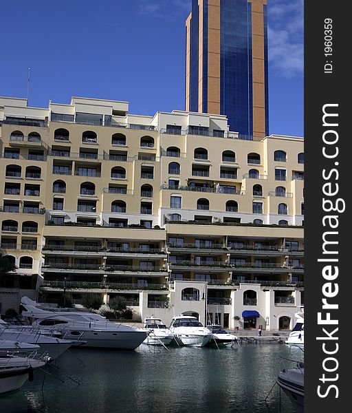Hotel on a coast on Malta