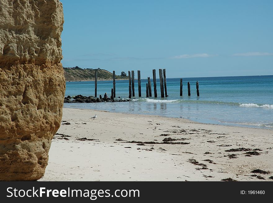 The beautiful coast at Port Willunga, South Australia. The beautiful coast at Port Willunga, South Australia