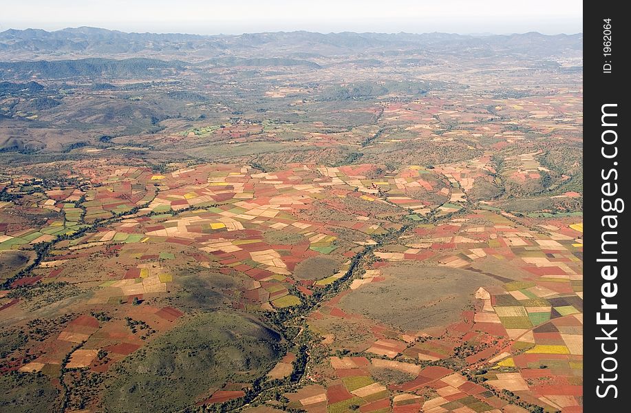 Colour fields around Inle Lake (Myanmar). Colour fields around Inle Lake (Myanmar)