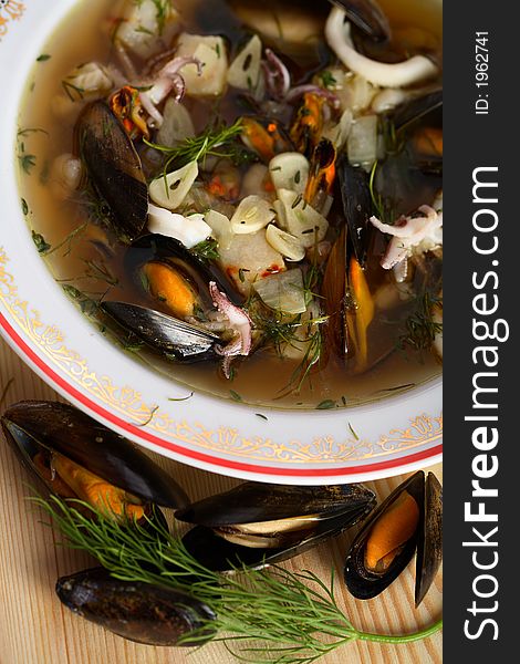 Seafood soup