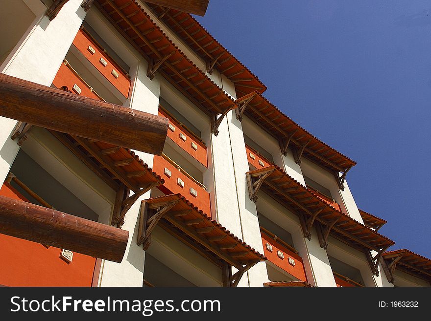 Detail of a colonial hotel in Puerto Vallarta, Jalisco, Mexico, Latin America