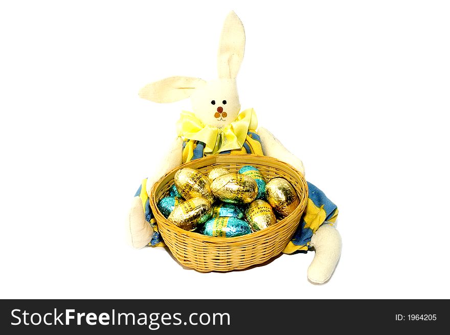 Chocolate Easter Eggs Bunny