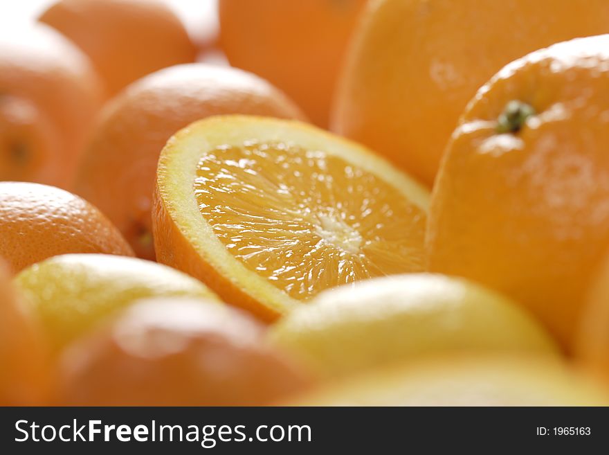 Delicious oranges, lemons and tangerines. Delicious oranges, lemons and tangerines