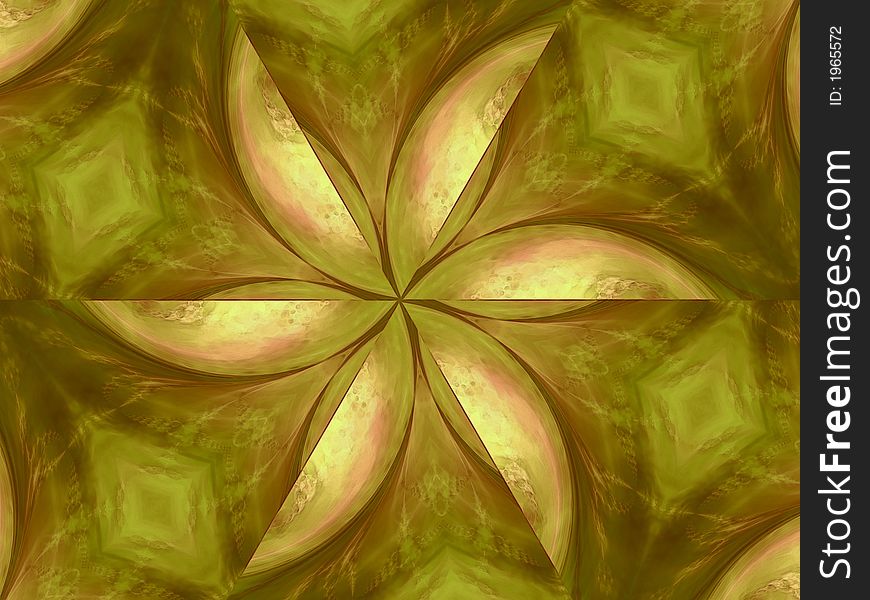 Abstract Digital Art Floral Pattern Texture