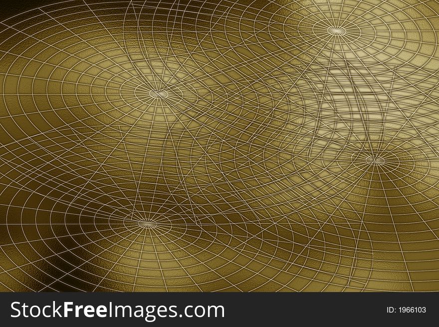 Abstract background with circular grid