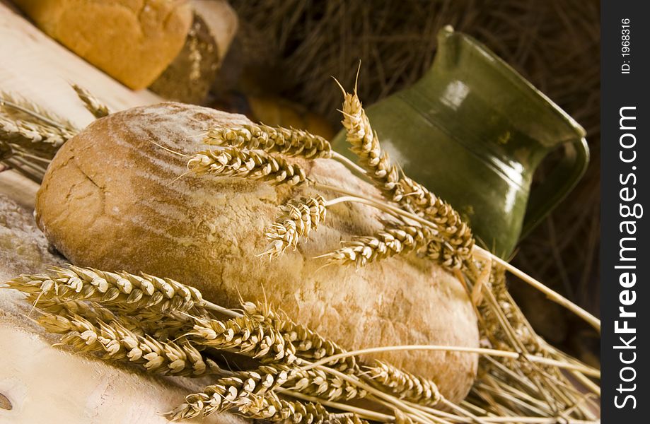 Bread is one of the basic kinds of food in Europen countries. Bread is one of the basic kinds of food in Europen countries.