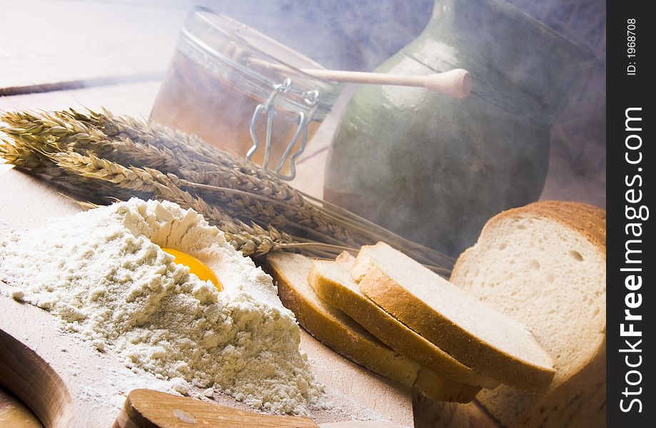 Bread is one of the basic kinds of food in Europen countries. Bread is one of the basic kinds of food in Europen countries.